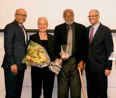 Fletcher “Flash” Wiley and Benaree “Bennie” Wiley, with Maurice Jenkins and Pratt Wiley, Flash and Bennie’s son