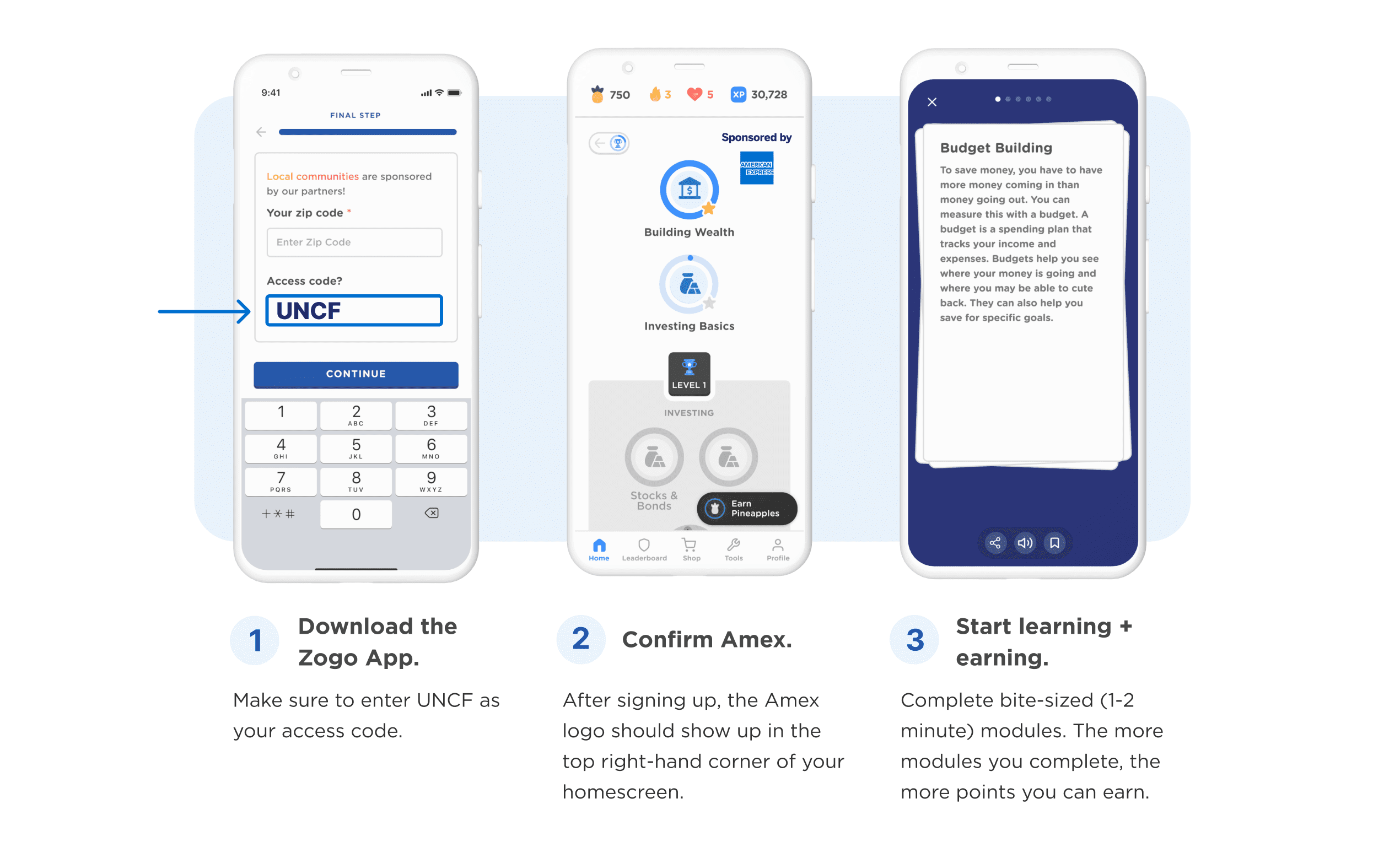 a graphic with instructions on how to download the app