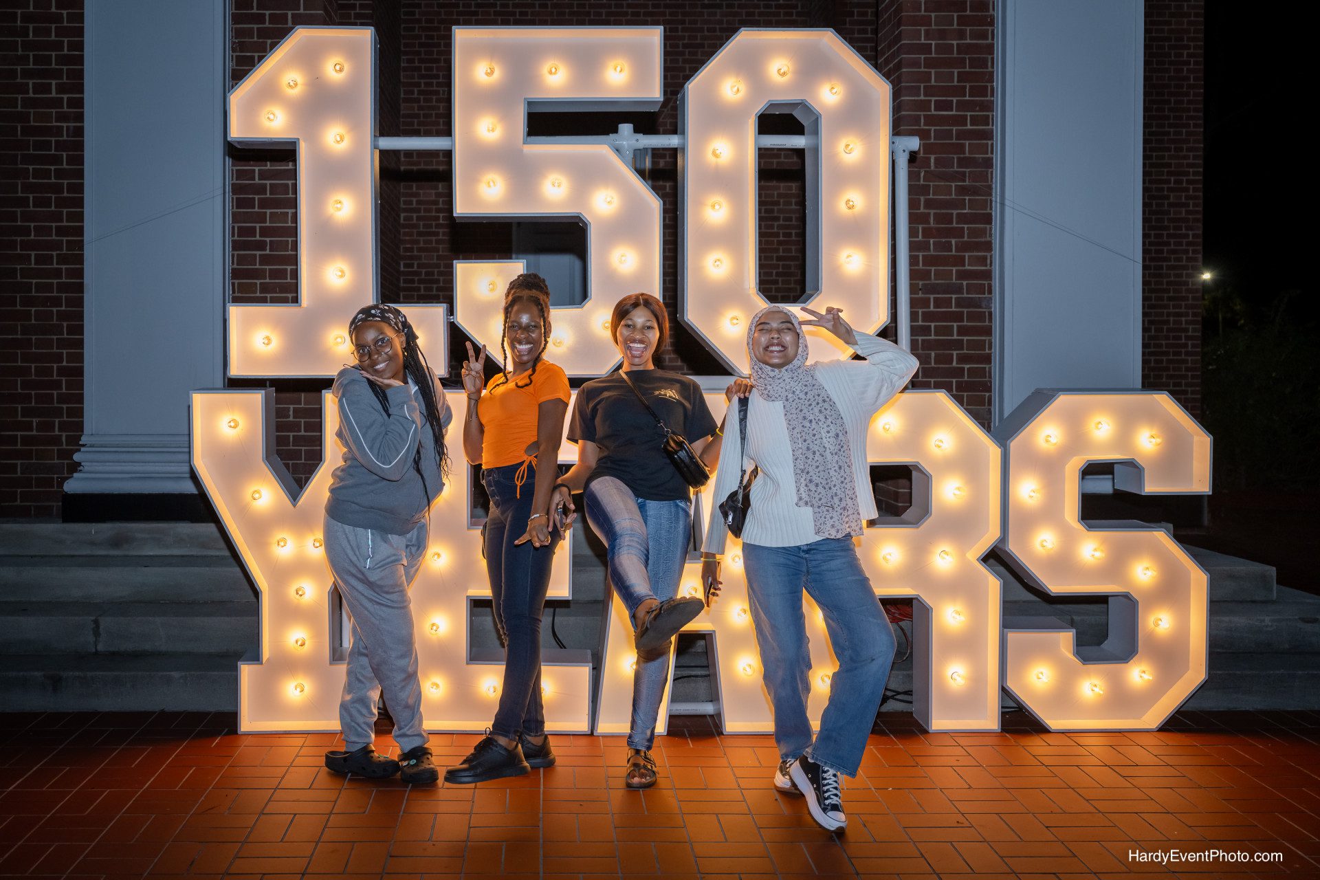 Bennett College students celebrate its 150th anniversary during 2023. (the group shot)