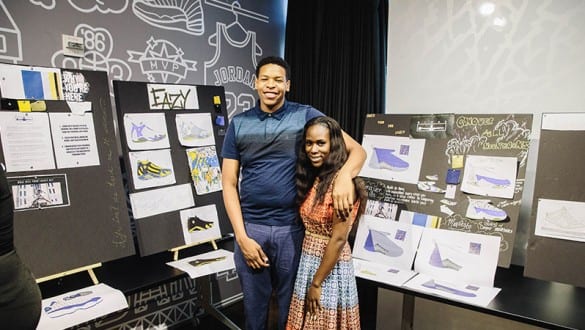 2 student participants in Wings program