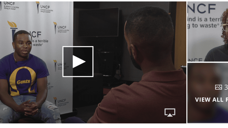 Video from Channel 6 news about UNCF walk