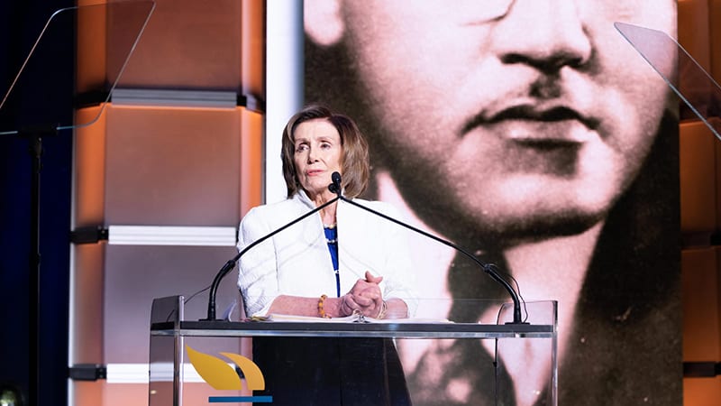 Nancy Pelosi speaking at UNCF anniversary