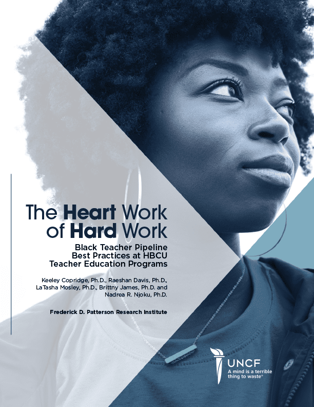 "The Heart Work of Hard Work" Voya report cover