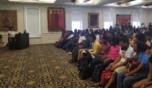 UNCF Outreach and UNCF Ambassadors student participants