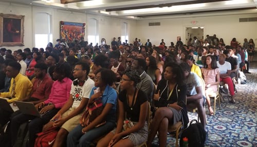 UNCF Outreach and UNCF Ambassadors student participants