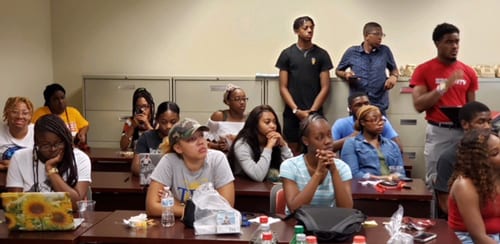 UNCF Outreach and UNCF Ambassadors student participants