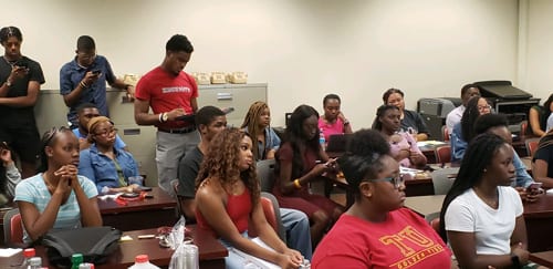 UNCF Outreach and UNCF Ambassadors student participants