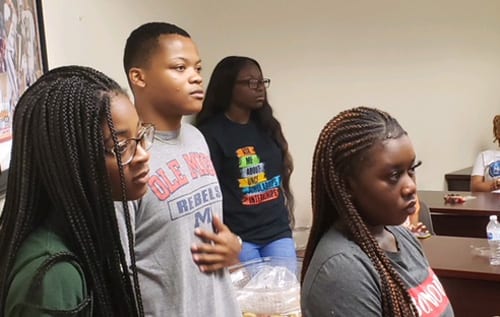 UNCF Outreach and UNCF Ambassadors student participants