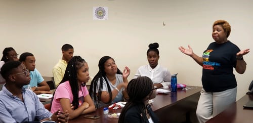 UNCF Outreach and UNCF Ambassadors student participants