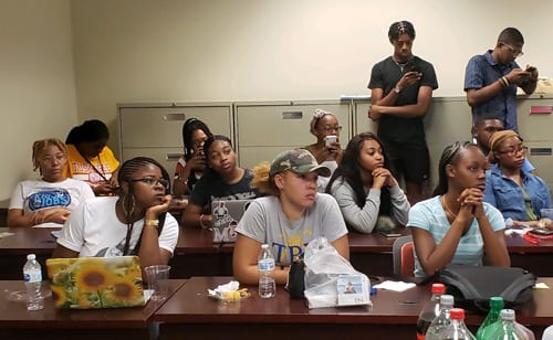 UNCF Outreach and UNCF Ambassadors student participants