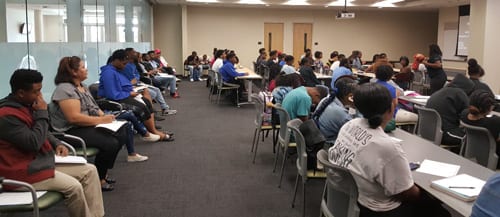 UNCF Outreach and UNCF Ambassadors student participants