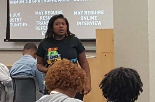 UNCF Outreach and UNCF Ambassadors student participants