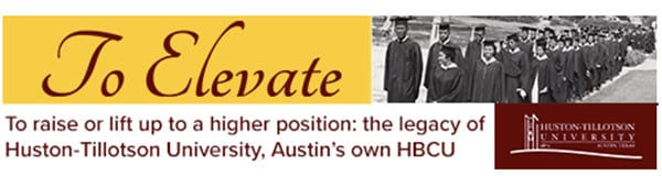 Huston-Tillotson Elevate banner