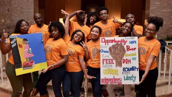 Group shot of UNCF Koch Scholars Program Summit participants