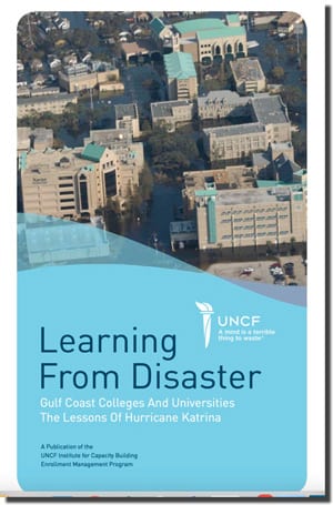 Cover image of Learning from Disaster report