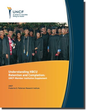 Cover image of the Understanding HBCU Retention and Completion institutional supplement report