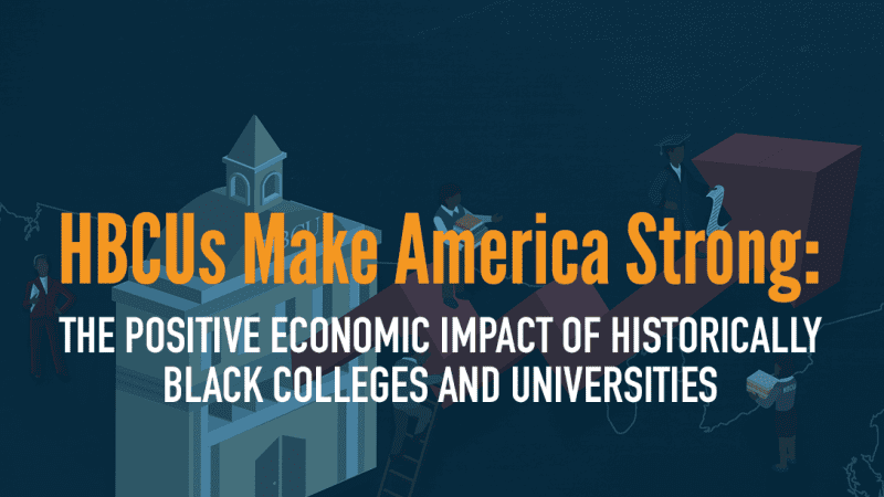 UNCF HBCU Economic Impact Report banner image